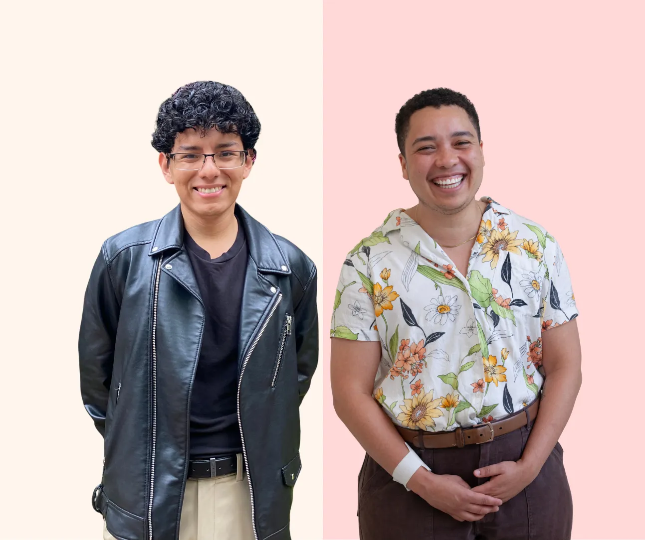Portraits of 2026–2027 Totman Fellows Patrick Grey and Sam Washington, recipients of the DC History Center's Totman Fellowship supporting research on Black Washington and LGBTQ+ DC.