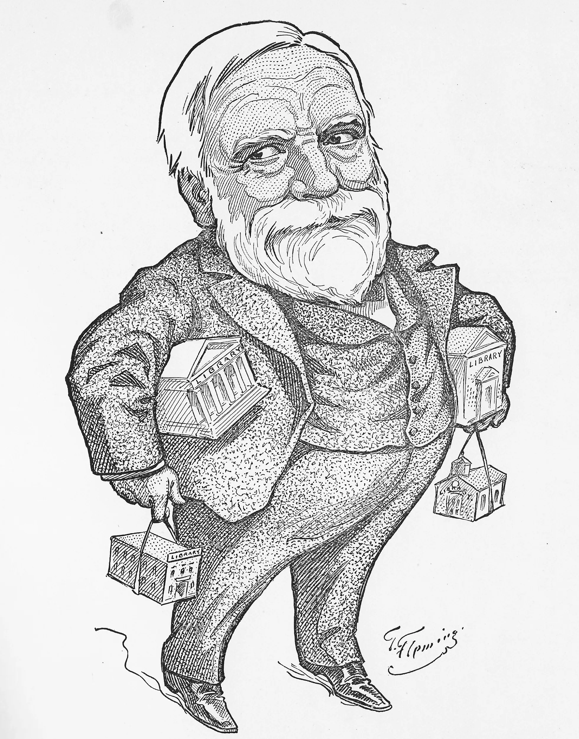 Andrew Carnegie, giver of libraries, by Thomas Fleming