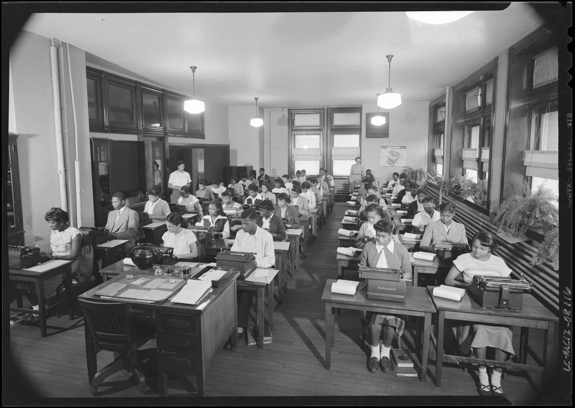 Shaw Junior High School, 5202 Jay St NW, 1949. Courtesy Library of Congress