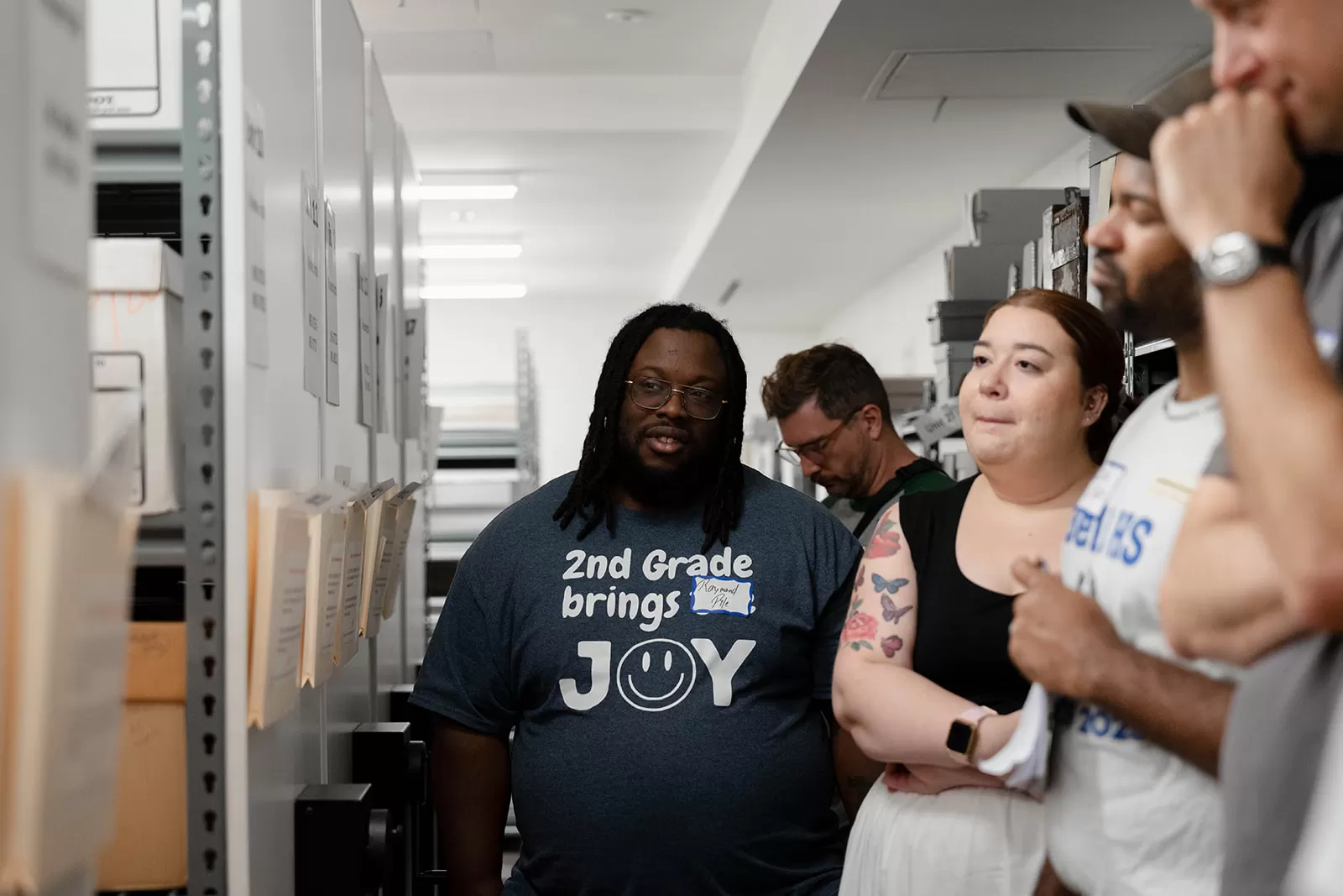 Teachers get a behind-the-scenes tour of the DC History Center