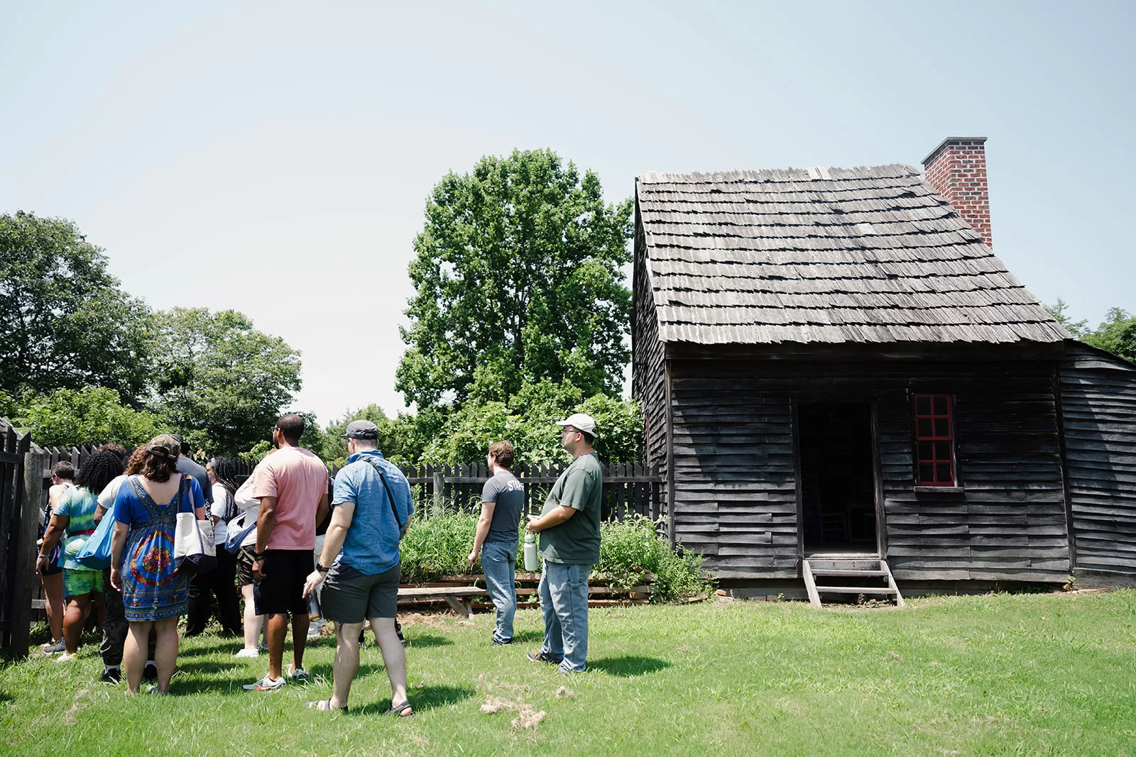 Teachers and staff continue their visit to the Accokeek Foundation at Piscataway Park, experiencing their reimagined LAND ECHOES field trip.